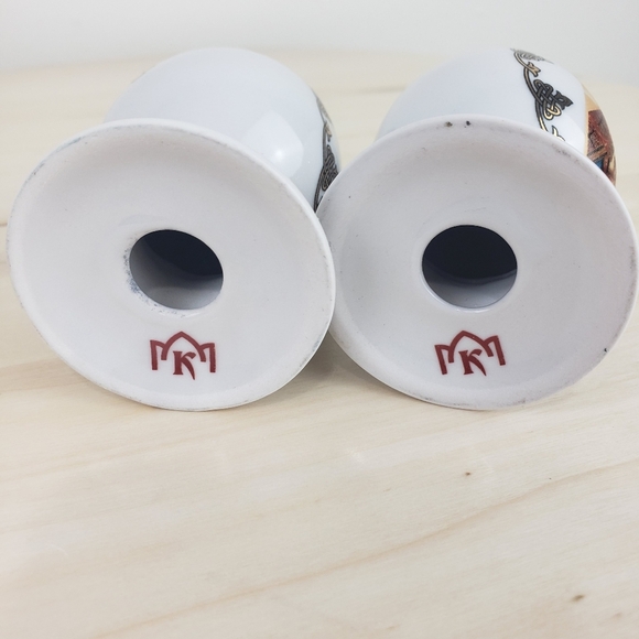 Korosten Porcelain Easter Egg Jesus Christ St. Nicholas Ukraine White & Gold - Picture 8 of 10